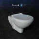 Унитаз подвесной IMPRESE Netka Rimless c065048 с сиденьем Slim Soft Close дюропласт - изображение 3