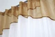 Кухонная занавеска VR-Textil № 078к кофейный с белым 280х170 см (52-0456) - изображение 3