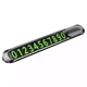 Автовизитка с номером телефона в машину для парковки Proove Parking Number Plate Metal Lock Парковочная карта dark grey - изображение 2