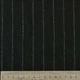 Шерсть костюмная черная в полоску двойную белую, ш.150 (11919.001) - изображение 2