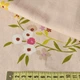 Лен для штор цветы на молочно-розовом фоне, ш.280 (38433.002) - изображение 2