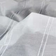 Лен гардинный полоски двойные узкие, молочный с утяжелителем, ш.300 (37408.044) - изображение 3