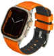 Pasek Uniq Linus Airosoft Silicone do Apple Watch Series 1/2/3/4/5/6/7/8/SE/SE2/Ultra 42-49 mm Pomarańczowy (8886463684375) - obraz 1