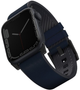 Ремінець Uniq Straden Leather Hybrid Strap для Apple Watch Series 1/2/3/4/5/6/7/8/SE/SE2/Ultra 42-49 мм Blue (8886463679616) - зображення 1