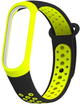 Ремінець Beline Silicone для Xiaomi Mi Band 3/4 Black Yellow (5903919061283) - зображення 1