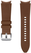 Pasek Samsung Hybrid Leather Band (M/L) ET-SHR89LAEGEU do Galaxy Watch 4 20 mm Camel (8806092658264) - obraz 1