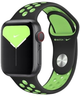 Ремінець Apple Nike Sport Brand MXQW2FE/A для Apple Watch Series 1/2/3/4/5/6/7/8/SE/SE 2 38-41 мм Black/Lime (190199572959) - зображення 1