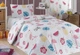 Покривало стьобане з наволочками Eponj Home. Kokteyl beyaz-200x220+50x70 см (2 шт) - зображення 2