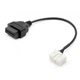 Діагностичний перехідник OBD2 Tesla 12 pin для під'єднання діагностики до авто Tesla (12pin - 16pin) - изображение 1