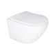 Унитаз подвесной Qtap Jay безободковый Ultra Quiet с сиденьем Soft-close QT07335177W - изображение 1