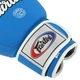 Рукавички для боксу шкіряні матові на липучці Fairtex Matt 8577 12 унцій Blue-Black - зображення 5