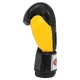 Перчатки для бокса кожаные на липучке Fairtex Heroe 065 14 унций Black-Yellow - изображение 3