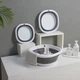 Миска складна МВМ MY HOME KP-76 M Біло-сіра 5 л (KP-76 M WHITE/GRAY) - зображення 4