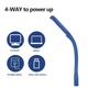 Гибкая USB LED-лампа для ноутбука, повербанка, фонарик для чтения черный MX-13312/8 - изображение 3