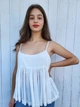 Топ женский удлиненный Oversize на бретельках Only Белый 11229 S (42-44) - изображение 5
