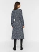 Платье-рубашка Oversize с принтом Vero Moda Синее 11432 L (46) - изображение 3