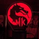 Акриловый светильник-ночник Mortal Kombat Смертельная битва красный tty-n002251 - изображение 1