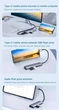 Хаб Lenovo 5в1 100W (3xUSB + 4K HD + Type-C) для Macbook/Windows - зображення 3