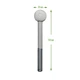 Скляна Трубочка Для Куріння Oil Pipe Two-color Grey - зображення 2