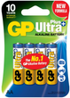 Батарейки GP AA (LR6) Ultra Plus Alkaline 15AUP-U4, блістер - зображення 1
