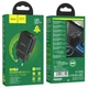 Зарядне мережеве HOCO N28 Founder (USB-C/USB-A/PD20W) Чорний - зображення 2