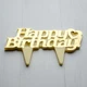Пластиковая форма (молд) "Happy Birthday 2 - топпер" для шоколада, 9см, 12см - изображение 3