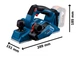 Аккумуляторный рубанок Bosch GHO 185-LI (06015B5021) - изображение 2