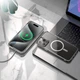 Чехол прозрачный с магнитом Hoco Magnetic series airbag anti-fall protective shell для iPhone 15 Pro - изображение 8