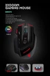 Ігрова комп'ютерна миша провідна JEDEL GM1070 RGB 3200DPI підсвічування black - зображення 6