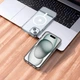 Чехол прозрачный с магнитом Hoco Magnetic series airbag anti-fall protective shell для iPhone 15 Plus - изображение 9