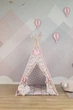 Палатка-Вигвам Единороги с мятными гривами 110х110х180см, розовая, WIGWAMHOME - изображение 3
