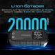 Пускозарядное устройство Promate SparkTank-20 20000 mAh 1000A/2000A Jump Starter DC USB-C 2xUSB-A Black (sparktank-20) - изображение 3