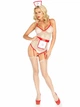 Рольовий костюм медсестри Leg Avenue Roleplay TLC Nurse One size Білий - зображення 3