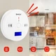 Датчик угарного газа Maltec SafeSensor1000 (110643) 10 х 10 х 3,7 на батарейках АА 3 шт РК-дисплей Белый - изображение 7