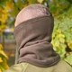 Баф тактический зимний M-KET хаки универсальный защитный флисовый шарф маска с затяжкой - изображение 2