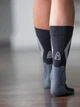 Термоноски зимние спортивные шерстяные Aclima Cross Country Skiing Socks 40-43 Navy Blazer/Blue Sapphire (7034041081127) - изображение 3
