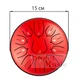 Глюкофон 6" (15см) 11 нот Hluru Huashu TSL11-6 Red Carbon Steel Tongue Drum - изображение 5