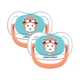 Пустышка Bebe Confort Physio Air, 2 шт, 6/18 мес (синяя с оранжевым) (3104201780) - изображение 1
