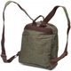 Практичный мужской молодежный рюкзак из текстиля VINTAGE Backpack 22242 Оливковый - изображение 2