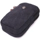 Мужская сумка-чехол на пояс с металлическим карабином из текстиля VINTAGE Bag 22223 Черный - изображение 3