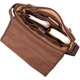 Вместительная текстильная Мужская сумка для ноутбука 13" через плечо VINTAGE Bag 22201 Коричневая - изображение 5