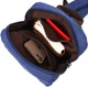 Современный молодежный рюкзак для мужчин из плотного текстиля VINTAGE Backpack 22184 Синий - изображение 5