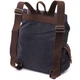 Текстильний рюкзак молодіжний що закривається клапаном на магніт VINTAGE Backpack 22151 Чорний - зображення 2