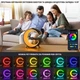 Настільна смарт лампа-нічник G-Smart RGB 15W Light Sound Machine з бездротовою зарядкою і Bluetooth-колонкою 3W біла - зображення 3