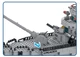 Конструктор Военный корабль 6в1 LELEBROTHER 8734 WARSHIP, 1560 деталей - изображение 3