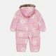 Детский демисезонный слитный комбинезон для новорожденных Carter's C223H58 68 см Розовый с белым (196139494084) - изображение 2