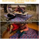 Пикниковый коврик KingCamp ARIEL PICNIC BLANKET 200х150 см Rose Red (KP2003 ROSERED) - изображение 6