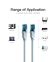 Интернет-кабель Vention 0.75м Cat.5E UTP 100 Мбит/с 600 МГц Патч-корд Lan RJ45 RJ 45 Синий VAP-A10-S075 - изображение 4