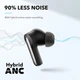 Навушники Anker Soundcore Life P3i Бездротові Bluetooth 5.2 4 мікрофони 10-міліметрові драйвери, потужний звук, додаток для спеціального еквалайзера, 36 годин відтворення, швидке заряджання, прозорість Чорний - зображення 8