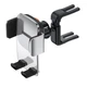 Автомобильный держатель Baseus Easy Control Clamp Applicable to Round Air Outlet Silver - изображение 3